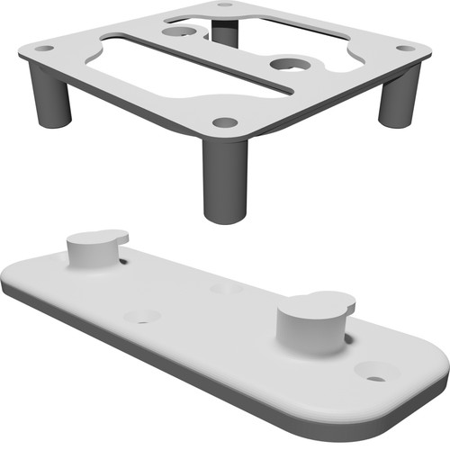 Staffa parete per tv - staffa,