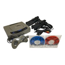 Console grigia Sega Saturn con