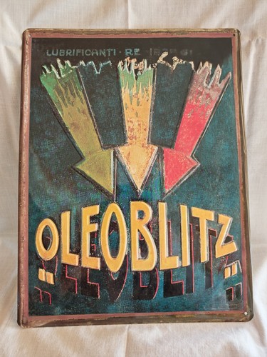 Targa metallo oleoblitz - in,