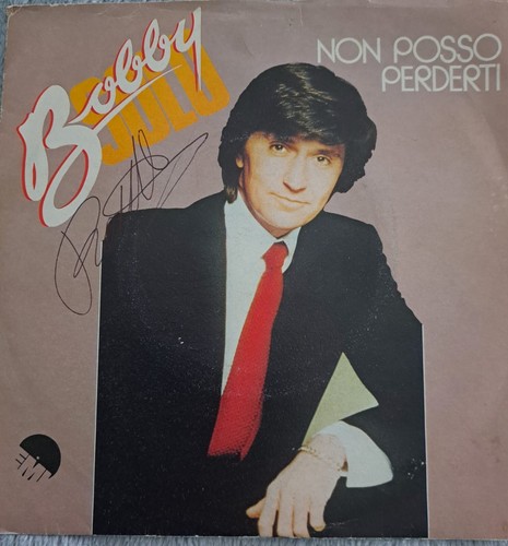 Disco autografato bobby solo - autografato,
