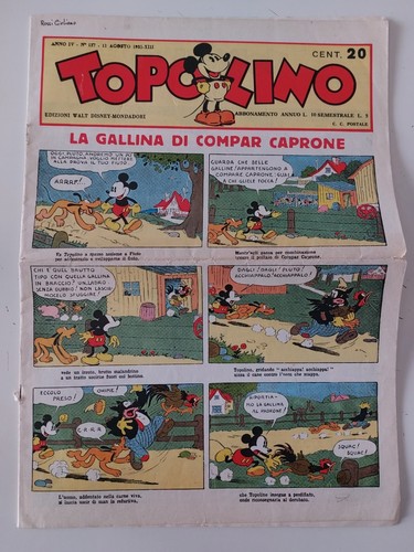 Topolino dal 137 n 158 - topolino, al