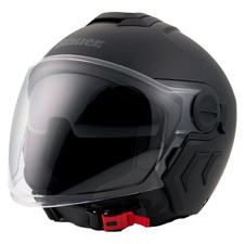 Blauer Casco jet Doppia Visiera DJ-01 Mono Nero Opaco 2206
