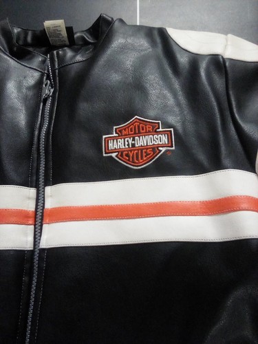 Giacca ecopelle moto harley - giacca,