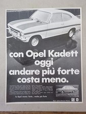 # ADVERTISING PUBBLICITA' OPEL KADETT - GT - REKORD  -- 1969 VARIE DISPONIBILI 