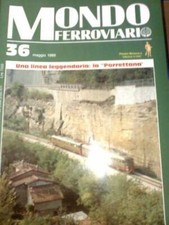 Mondo Ferroviario 36 1989 Scheda poster Locomotiva D343