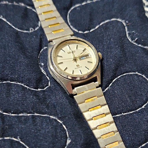 Seiko quartz day date acciaio - seiko, day/date
