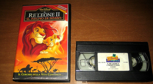 Videocassetta vhs walt - vhs, disney
