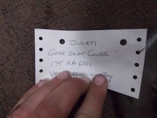 Cambio Cover 1971 DUCATI RT450