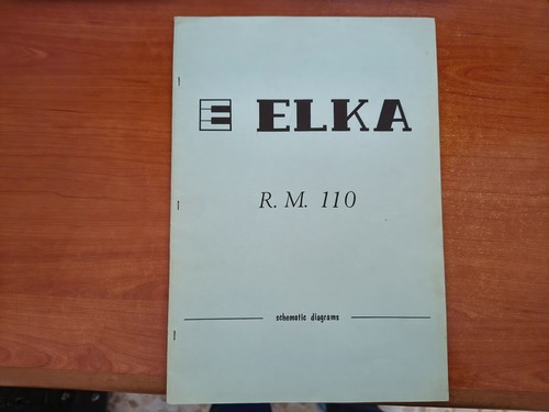 Elka 110 schemi - r.m., elettrici