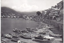 LA SPEZIA LEVANTO 35 BARCHE - SPIAGGIA Cartolina FOTOGRAFICA viaggiata 1967