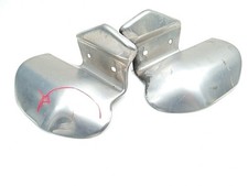 COPPIA COVER SCARICHI "AMMACCATO"PAIR OF "DENTED"   DUCATI MONSTER 800 IE 03-06