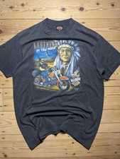 T-shirt vintage punto singolo Harley Davidson fratelli nel vento anni 90 90 