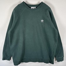 Felpa Adidas uomo verde