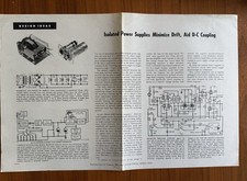 1960 Electrical Design News ristampa, modello A309 integratore di corrente di ELCOR