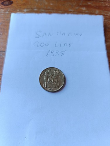 Moneta 200 lire - moneta, del