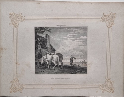 C1850 stampa vittoriana due - stampa,