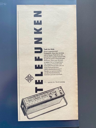1964 telefunken bajazzo - 1964,