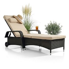 Lettino prendisole rattan - lettino,