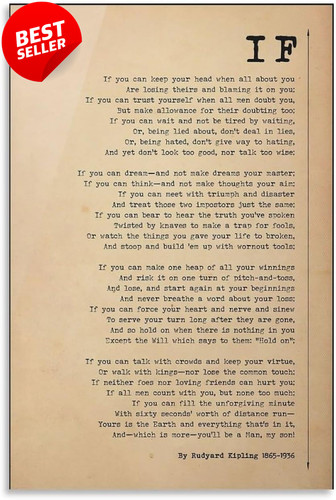 Poster poesia vintage 12x18 - poesia,