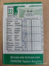 SCHEDINA TOTOCALCIO CONCORSO