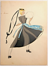 Studio Meschini (1888-1954) - Pochoir anni trenta