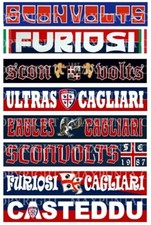 Cagliari adesivi - 8,