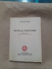 VERGA Novelle rusticane Edizione definitiva riveduta e corretta dall'autore 1920