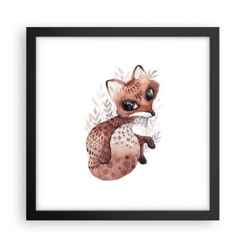 Poster 30x30cm volpe novembre - poster,