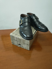 Scarpe derby in pelle Emporio Armani con scatola originale taglia 9 UK ottime