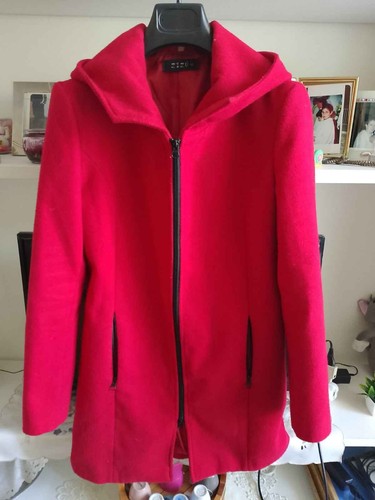 Cappotto donna rosso misto - donna,