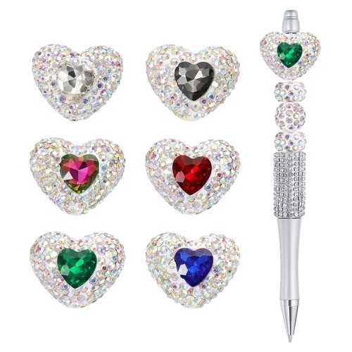 6pcs perline con strass per - strass,