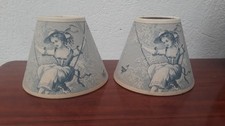 2 Ancien Abat Jour Lampe Deco