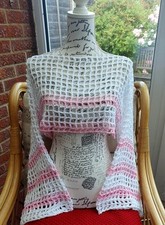 Spalline all'uncinetto in rete