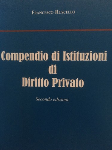 Compendio istituzioni di - di,