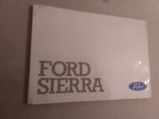 FORD SIERRA    LIBRETTO  USO E MANUTENZIONE   1987