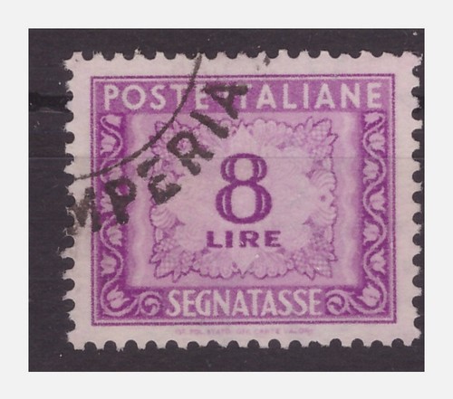 Italia 1956 segnatasse 8 - -,