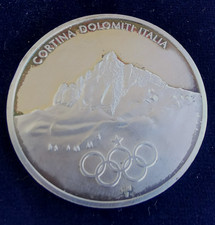 Candidata Olimpiadi Invernali CORTINA D'ampezzo  1992 Argento 925 gr. 30  rara