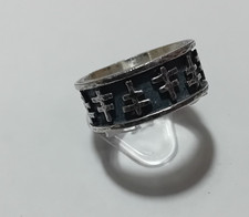 Fascia anello croce doppia - anello,