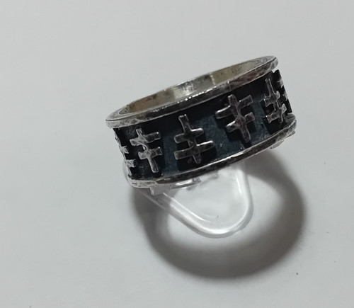 Fascia anello croce - croce, doppia