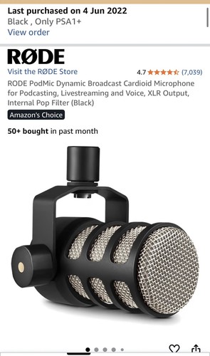 Rode podmic xlr asta - rode,