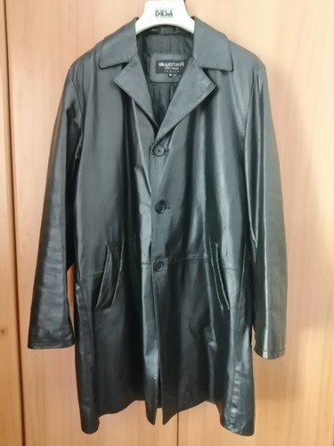 Cappotto pelle uomo - cappotto, in