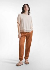 Maglia Deha donna manica corta blusa in viscosa casual t-shirt fluida moda