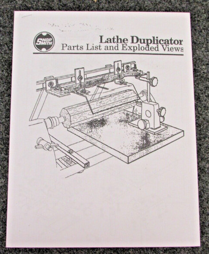 Manuale ricambi duplicatore - ricambi,