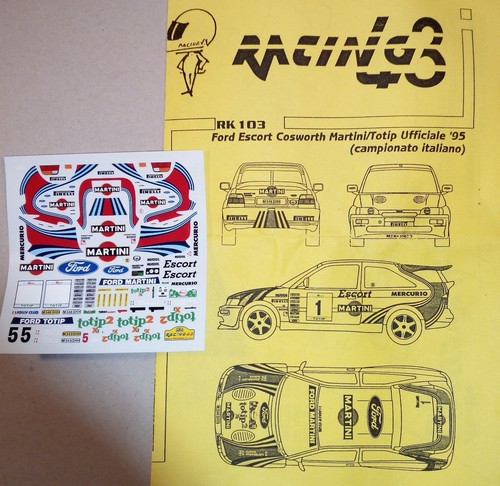 Decal ford escort csw - ford,