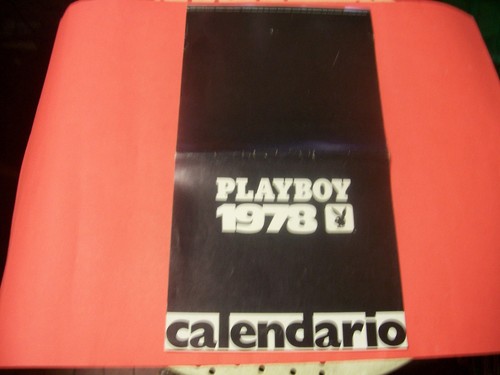 Calendario play boy anno - boy, 1978