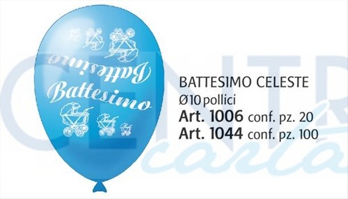 Palloncini lattice celeste - palloncini,