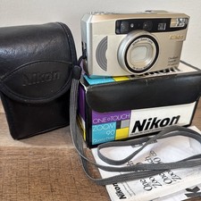 Nikon One Touch Zoom 90 AF Quartz Data 35mm Fotocamera Pellicola 38-90mm Funzionante *LEGGI*