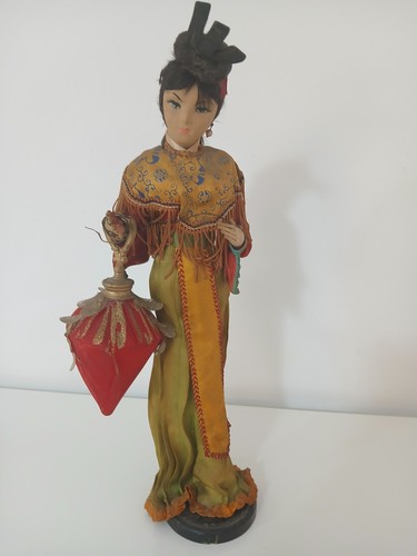 Bambola geisha cinese vintage - geisha,