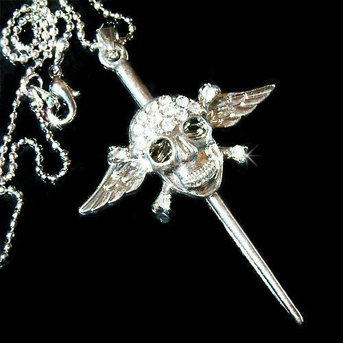 Collana goth con - spada,, ali