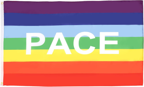 Bandiera arcobaleno pace - arcobaleno,